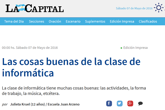 Todos los chicos tienen derecho a aprender Informática en las escuelas