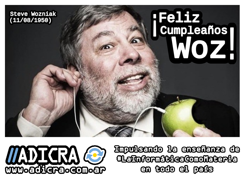 Nacimiento de Steve Wozniak, cofundador de Apple
