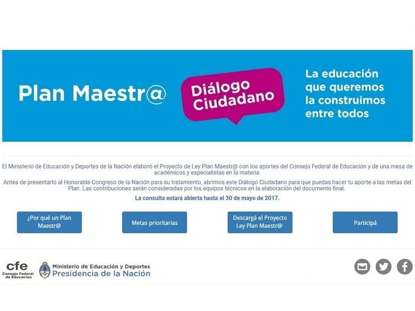 El Plan Maestro y las «nuevas» tecnologías