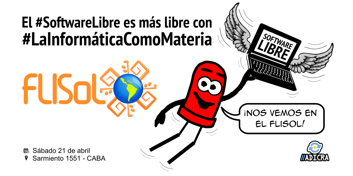 ADICRA en el FLISoL 2018