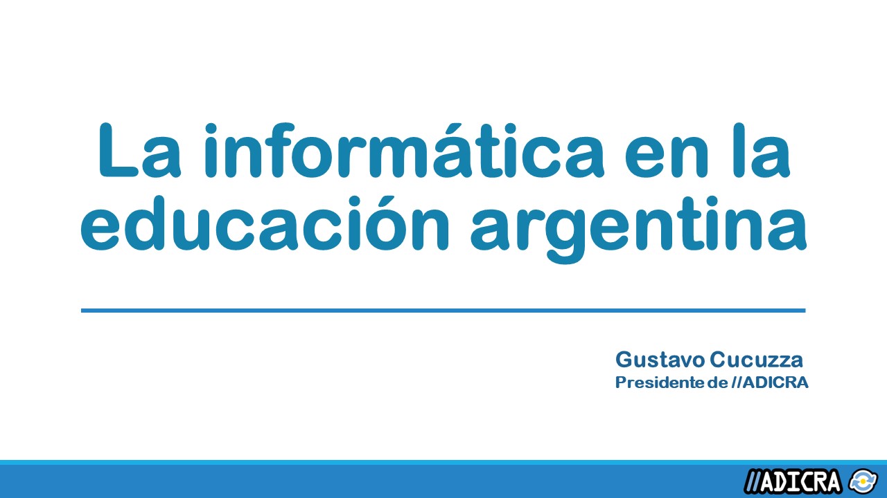 La informática en la educación argentina – Interfaces 6