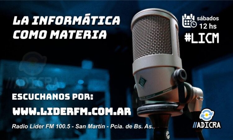 ADICRA radio –  Programa N° 1
