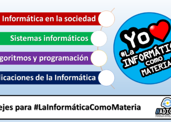 Los 4 ejes para la Informática como materia