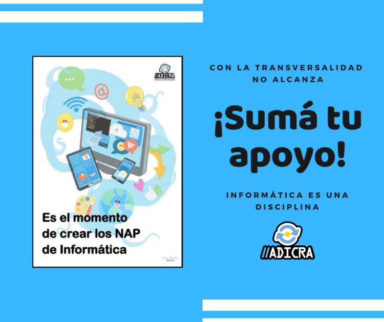 Es el momento de crear los NAP de Informática