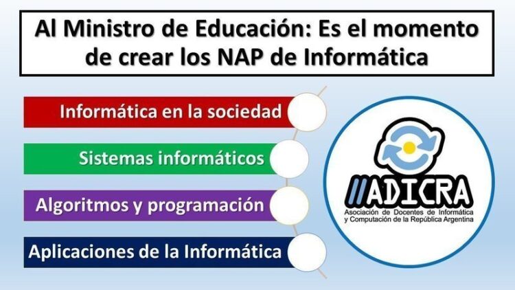 Es el momento de crear los NAP de Informática