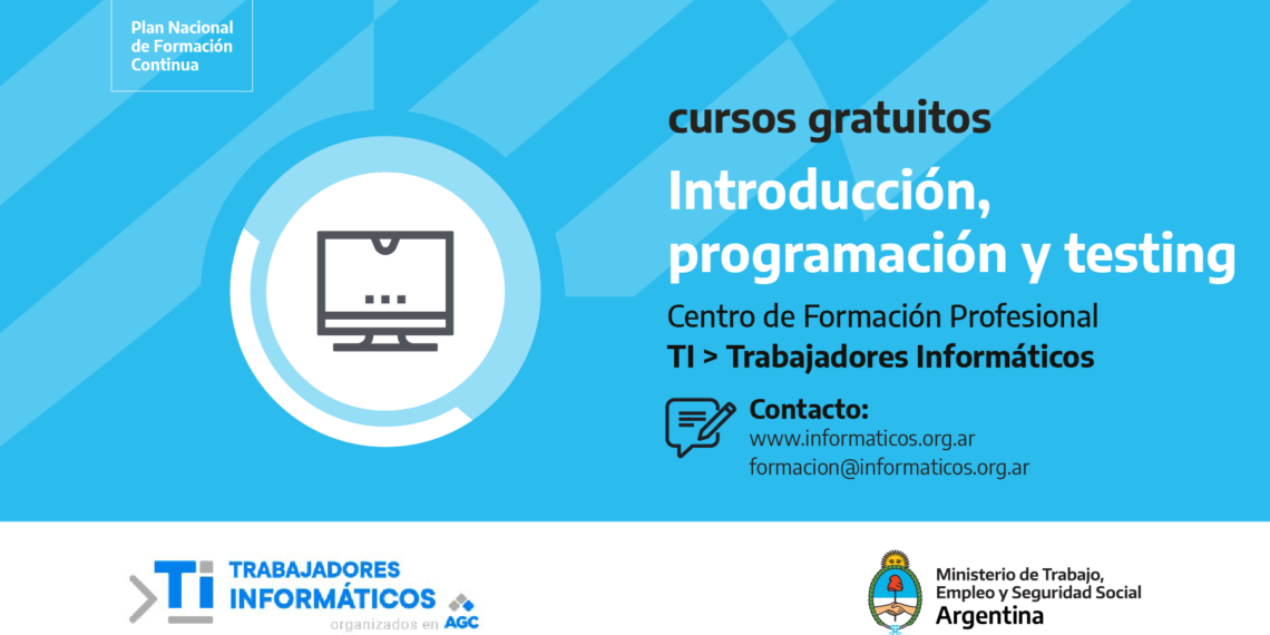 Cursos gratuitos de programación y testing