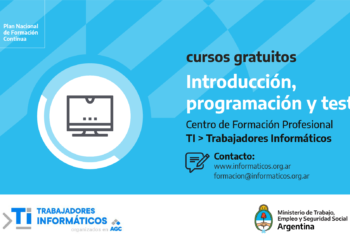 Cursos gratuitos de programación y testing