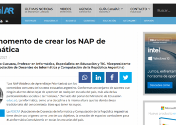 Es el momento de crear los NAP de Informática