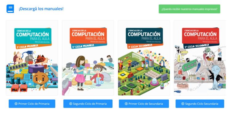 Manuales para enseñar Computación con #LaInformáticaComoMateria