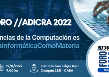 Se viene el Foro ADICRA 2022