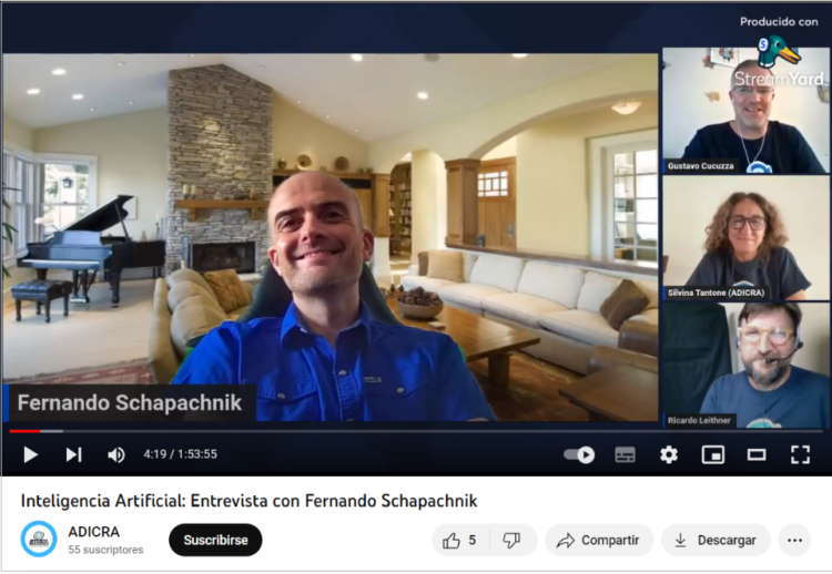 entrevista en línea con Fernando Schapachnik