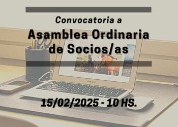 Convocatoria a Asamblea Gral. Ordinaria de Asociados – 15 de febrero de 2025 – 10:00 hs.