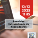 Convocatoria a Asamblea Gral. Extraordinaria de Asociados – 13 de diciembre de 2025 – 11:00 hs.